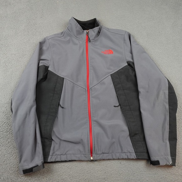 North Face Jacket Mens Small Softshell Full Zip Fleece Lined Outdoor Hiking - Picture 1 of 16